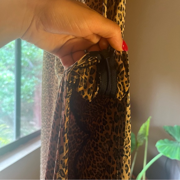 Vintage Mark Wong Nark Cheetah Print, High Slit, Maxi Skirt - Picture 9 of 13